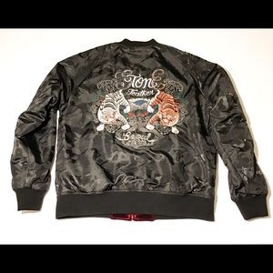 STONEFEATHER reversible Black/Red Men’s Bomber